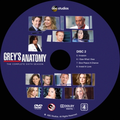 Grey's Anatomy - Season 6; disc 2