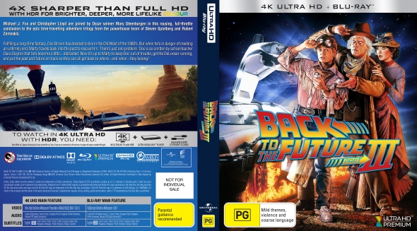 Covercity - Dvd Covers & Labels - Back To The Future Part 3 4k