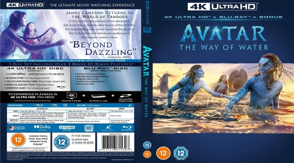 CoverCity - DVD Covers & Labels - Avatar: The Way of Water 4K UHD