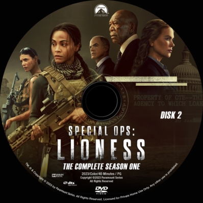 Special Ops: Lioness - Season 1;disk 2