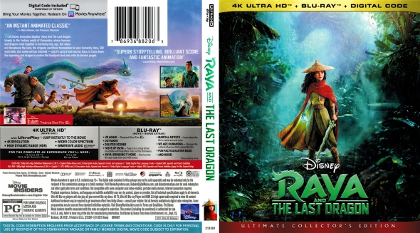 CoverCity - DVD Covers & Labels - Raya and the Last Dragon 4K