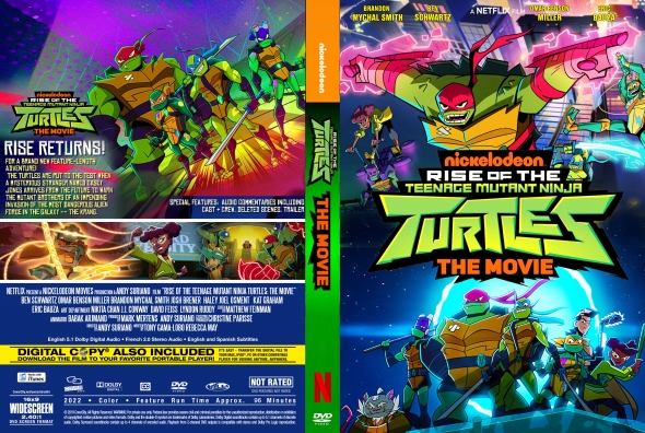 Rise of The Teenage Mutant Ninja Turtles Movie custom bluray sleeve! : r/ TMNT
