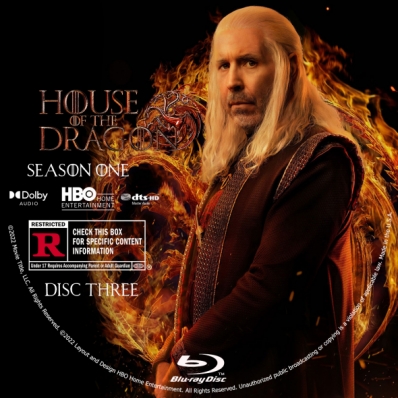 House Of Dragons Season 1 Disc 3