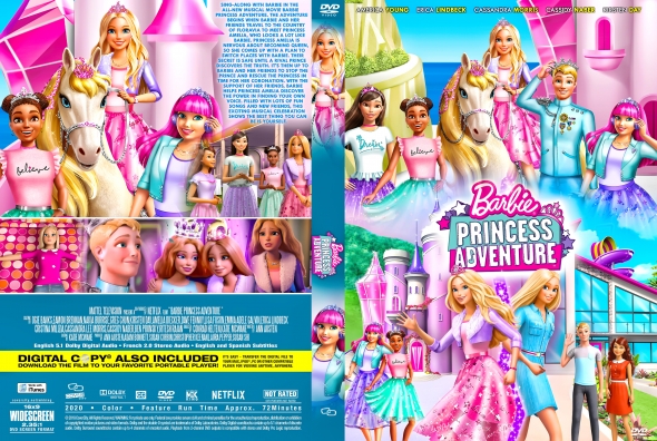 CoverCity DVD Covers Labels Barbie Princess Adventure