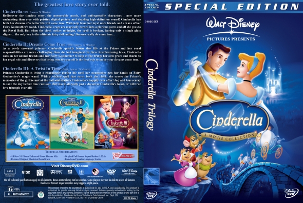 CoverCity - DVD Covers & Labels - Cinderella Triple Feature