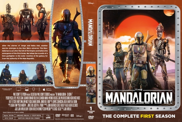 Jaquette DVD de The Mandalorian saison 1 custom - Cinéma Passion