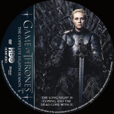 Covercity Dvd Covers Labels Game Of Thrones Season 8 Disc 6