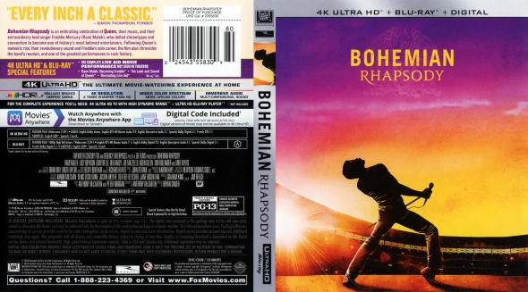 CoverCity - DVD Covers & Labels - Bohemian Rhapsody 4K