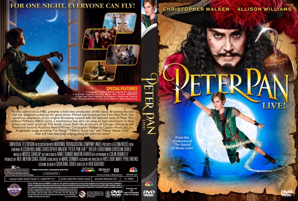 CoverCity - DVD Covers & Labels - Peter Pan Live!