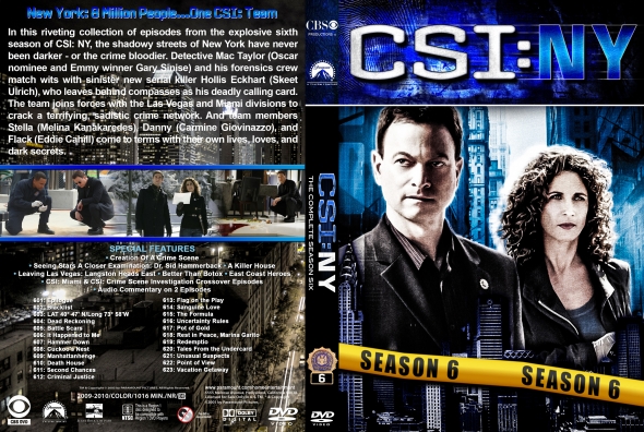 CoverCity - DVD Covers & Labels - CSI: NY - Season 6