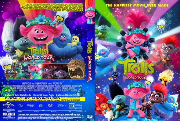 Covercity - Dvd Covers & Labels - Trolls World Tour