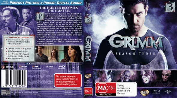 Covercity Dvd Covers Labels Grimm Season 3