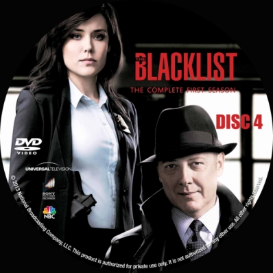 The Blacklist - Season 1; disc 4