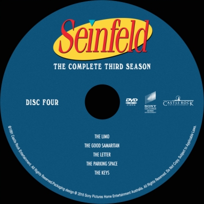 Seinfeld - Season 3; disc 4