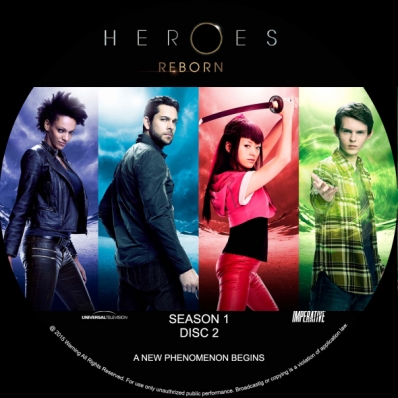 Heroes Reborn - Season 1; disc 2