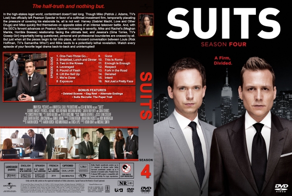 CoverCity - DVD Covers & Labels - Suits - Season 4