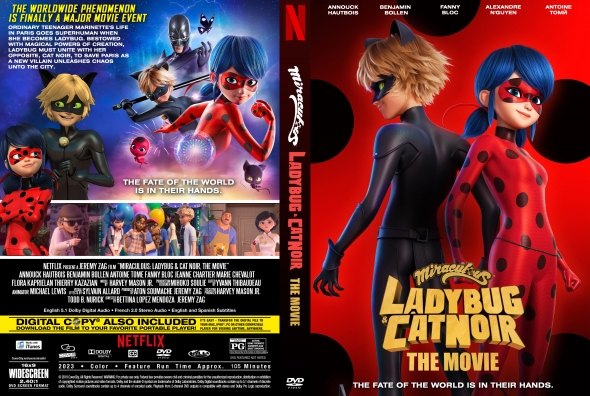 CoverCity DVD Covers Labels Ladybug Cat Noir The Movie