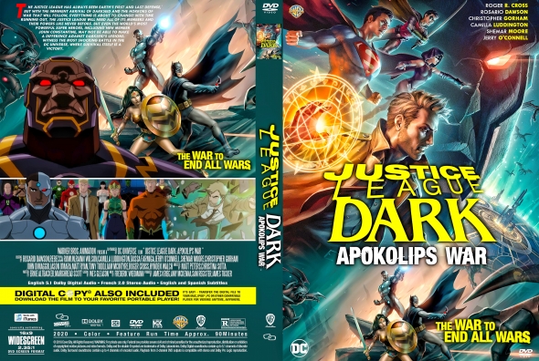 justice league war 2022 dvd cover