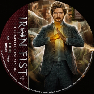 Iron Fist - Season 1; disc 3