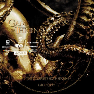 Game of Thrones 4K - Season 6; disc 3