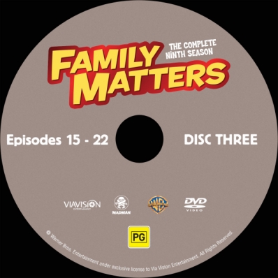 Family Matters - Season 9; disc 3