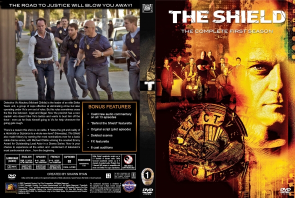 CoverCity - DVD Covers & Labels - The Shield - Season 1 (spanning spine)