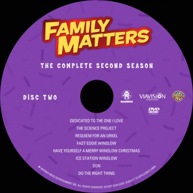 Family Matters - Season 2; disc 2