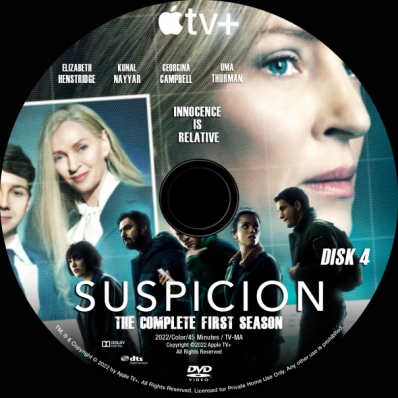 Suspicion - Season 1; disk 4