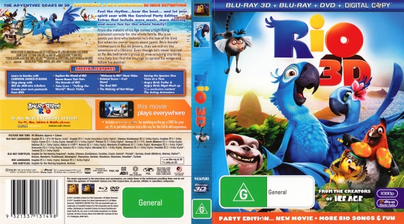 CoverCity - DVD Covers & Labels - Rio 3D