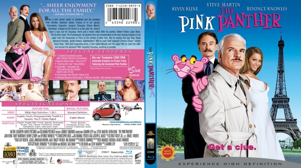 the pink panther dvd  cover