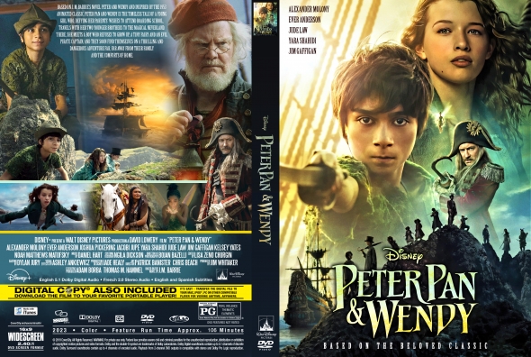 disney peter pan dvd cover