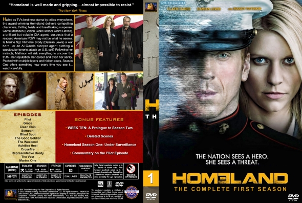 Homeland- Season 1 (spanning spine)