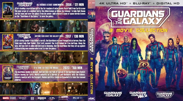 CoverCity - DVD Covers & Labels - Guardians of the Galaxy Collection 4K