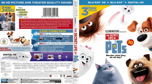 CoverCity - DVD Covers & Labels - The Secret Life of Pets 3D