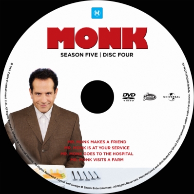 Monk - Season 5; disc 4