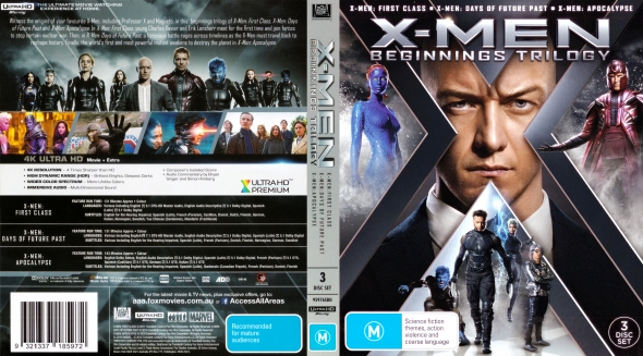 Covercity Dvd Covers And Labels X Men Beginnings Trilogy 1315