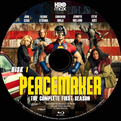 Peacemaker - Season 1; disc 1