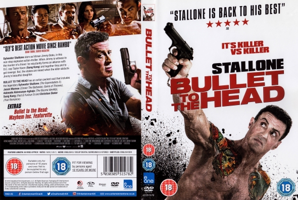 bullet to the head dvd cover