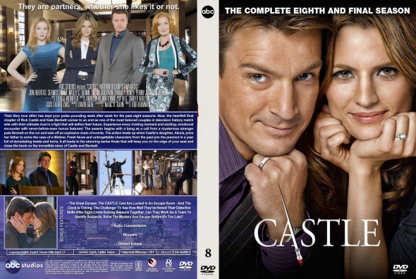 CoverCity - DVD Covers & Labels - Castle - Season 8 (spanning Spine)