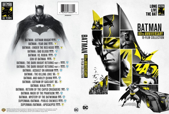 Batman 80th Anniversary 18-Film Collection