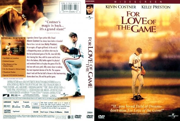 for Love of The Game (dvd)