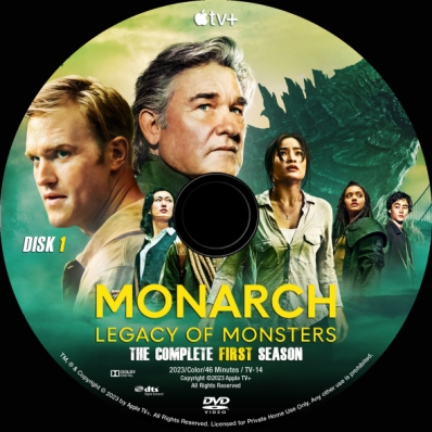 Monarch: Legacy of Monsters - Season 1; disk 1