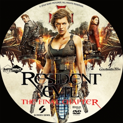 Resident Evil - The Final Chapter (DVD, 2016) for sale online