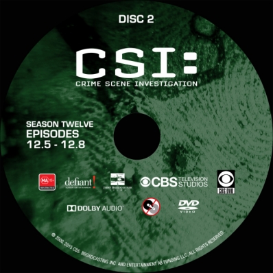 CSi: Crime Scene Investigation - Season 12; disc 2