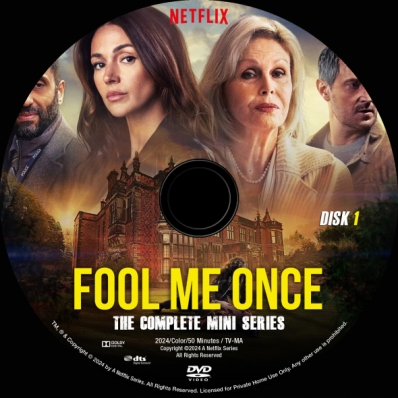 CoverCity - DVD Covers & Labels - Fool Me Once - Mini Series; disk 1