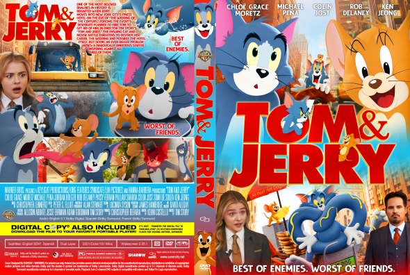 COVERS.BOX.SK ::: Tom and Jerry (2021) - high quality DVD