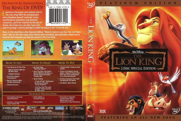 CoverCity - DVD Covers & Labels - The Lion King