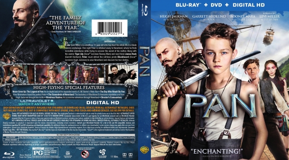 Pan (Blu-ray + DVD + UltraViolet)