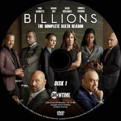 Billions - Season 6; disk 1