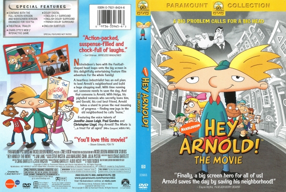 CoverCity - DVD Covers & Labels - Hey Arnold! The Movie